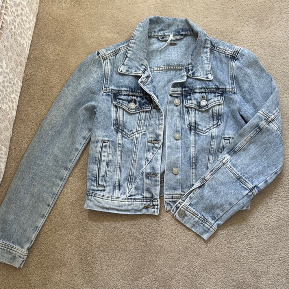 Free People Rumors Denim Jacket